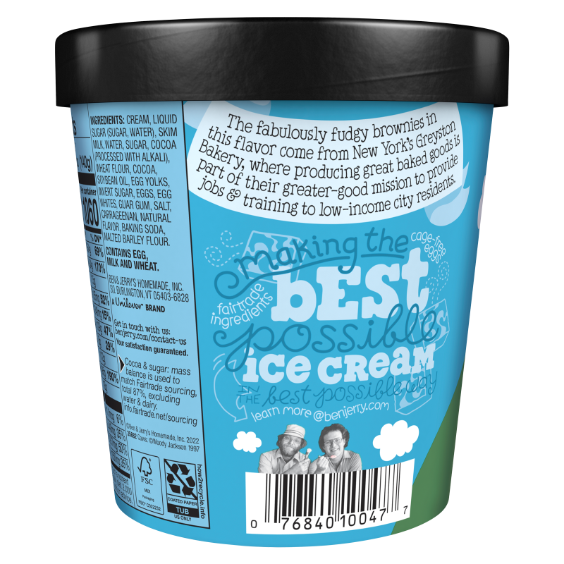 Ben & Jerry's Chocolate Fudge Brownie Ice Cream 16oz