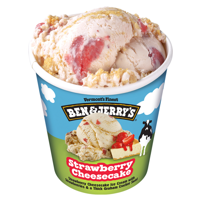 Ben & Jerry's Strawberry Cheesecake Ice Cream 16oz