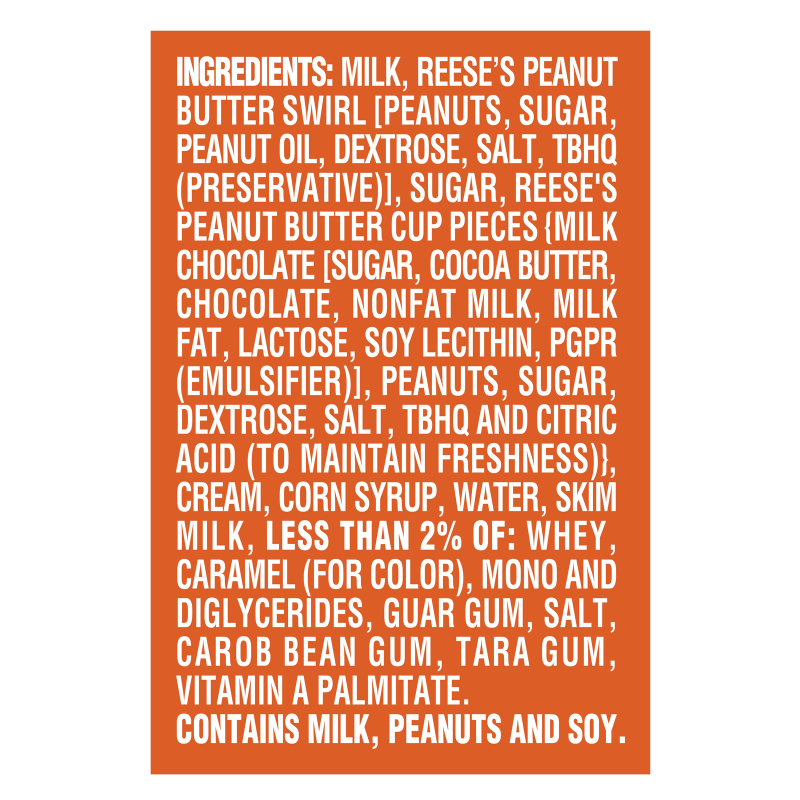 Reese's Peanut Butter Cups Frozen Dairy Dessert 16 oz