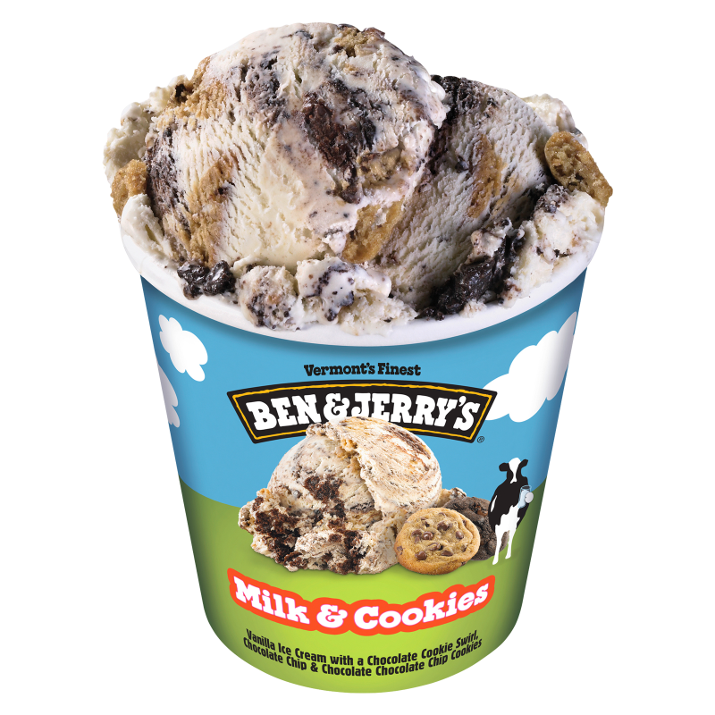 Ben & Jerry's Milk & Cookies Ice Cream 16oz