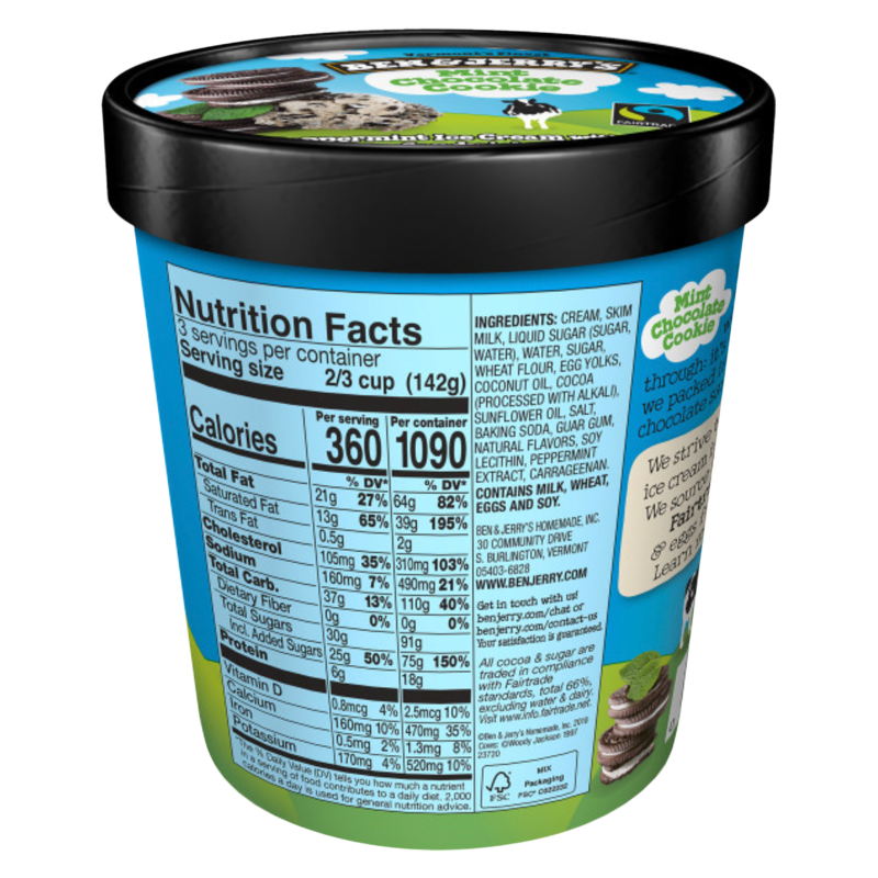 Ben & Jerry's Mint Chocolate Cookie Ice Cream 16oz