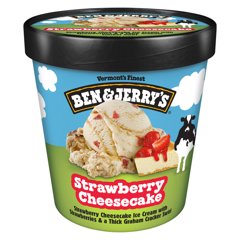 Ben & Jerry's Strawberry Cheesecake Ice Cream 16oz