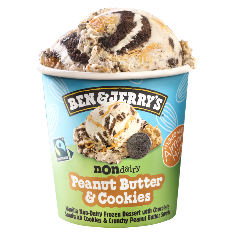 Ben & Jerry's Non-Dairy P.B. & Cookies Pint Frozen Dessert 16oz