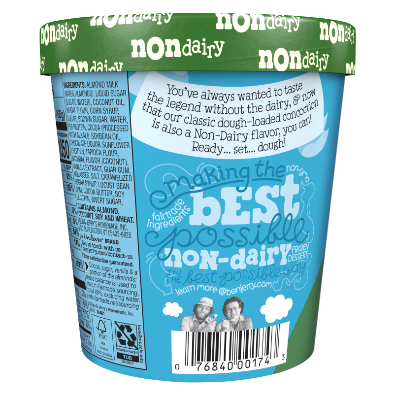 Ben & Jerry's Non-Dairy Chocolate Chip Cookie Dough Frozen Dessert 16oz