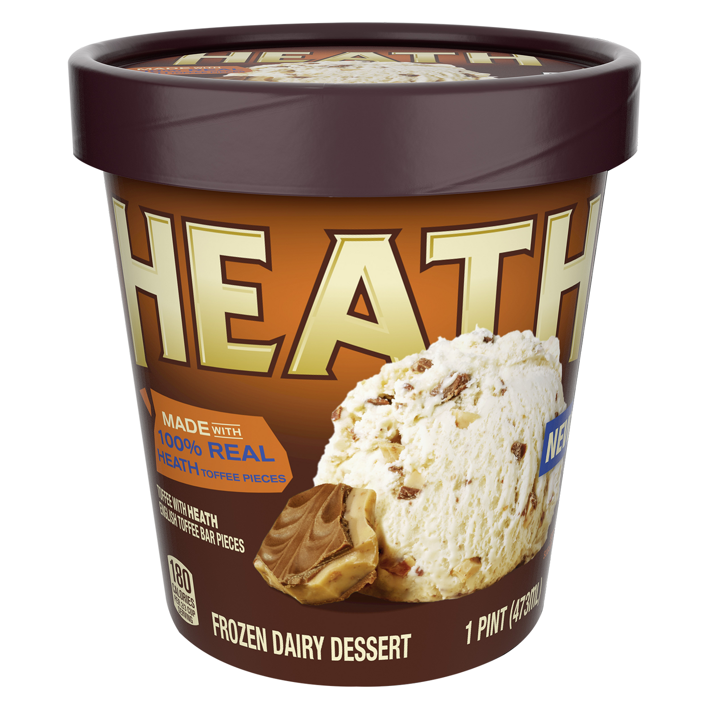 Breyers Heath Toffee Caramel Ice Cream 16oz