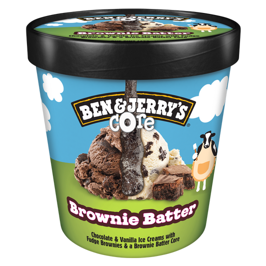 Ben & Jerry's Brownie Batter Core Ice Cream 16oz