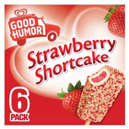 Good Humor Strawberry Shortcake Frozen Dessert Bars 6pk 18oz