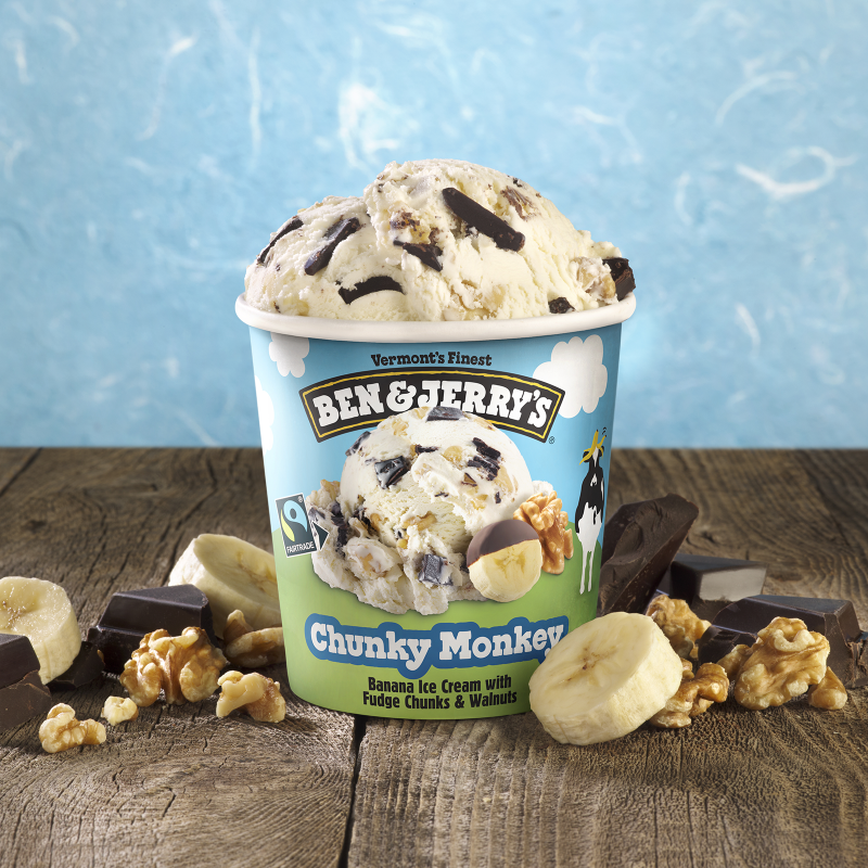 Ben & Jerry's Chunky Monkey Ice Cream 16oz