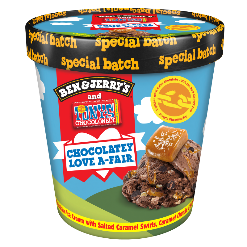 Ben & Jerry's Tony Chocolonely Chocolatey Love-a-Fair Ice Cream 16oz