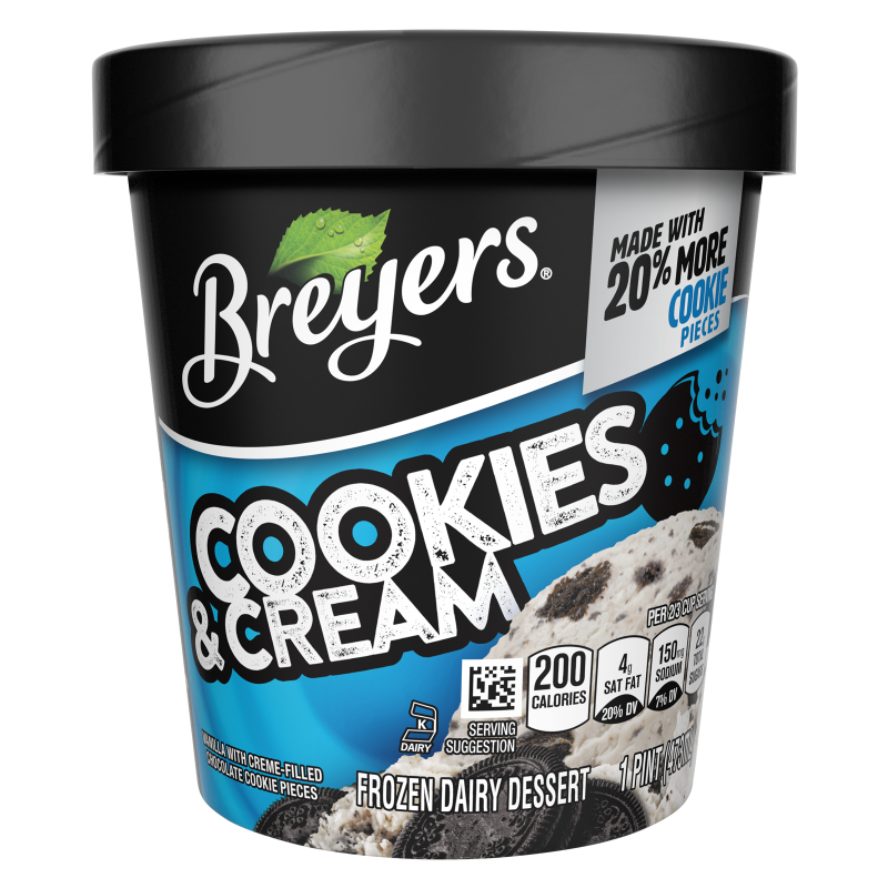 Breyers Cookies & Cream Ice Cream 16oz