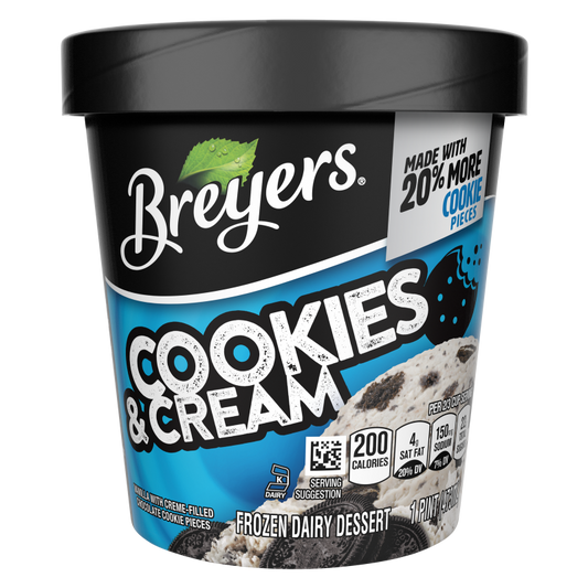 Breyers Cookies & Cream Ice Cream 16oz