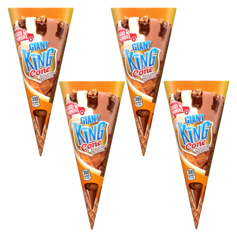 Good Humor Giant King Cone Bundle 4ct The Ice Cream Shop US