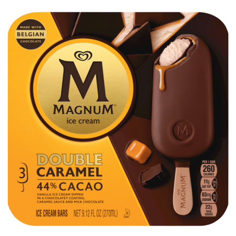 Magnum Double Caramel Ice Cream Bar 3pk 9.12oz