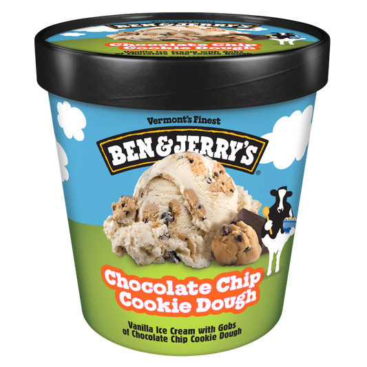 Ben & Jerry's Chocolate Chip Cookie Dough Ice Cream 16oz