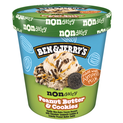 Ben & Jerry's Non-Dairy P.B. & Cookies Pint Frozen Dessert 16oz